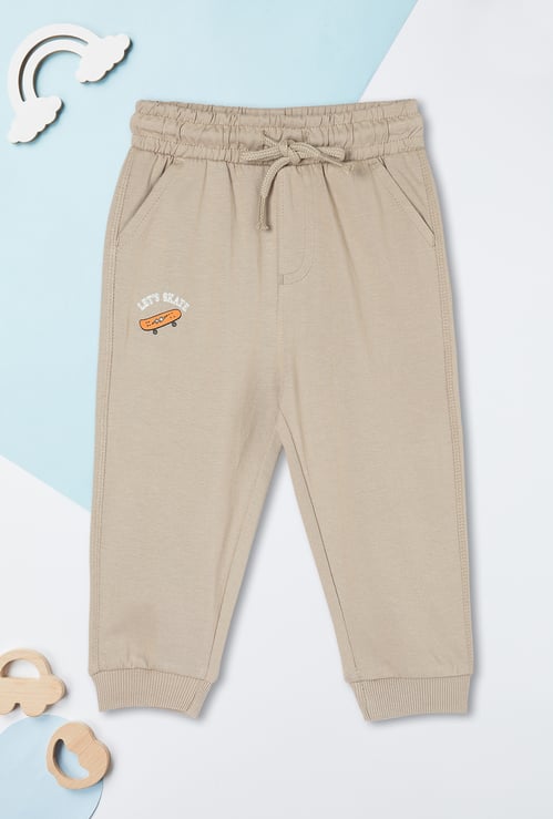 Boys Solid Knit Joggers