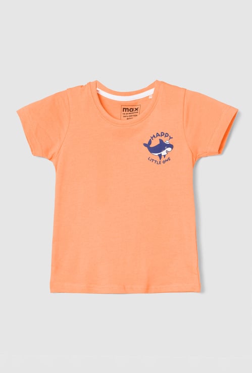 Boys Placement Printed T-shirt