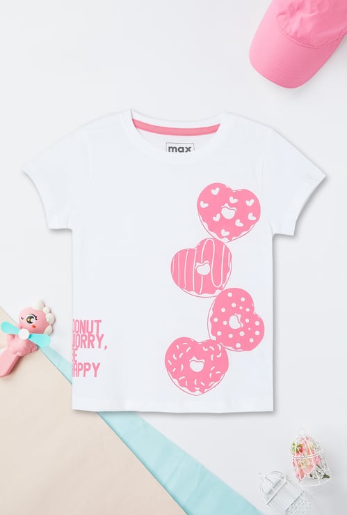 Girls Graphic Printed T-shirt