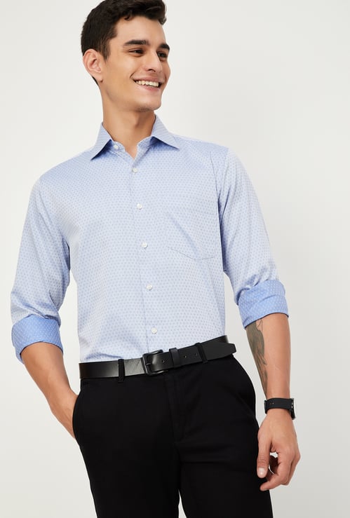 Men Regular Fit Woven Formal Shirt