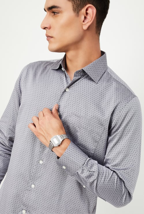 Men Regular Fit Woven Formal Shirt