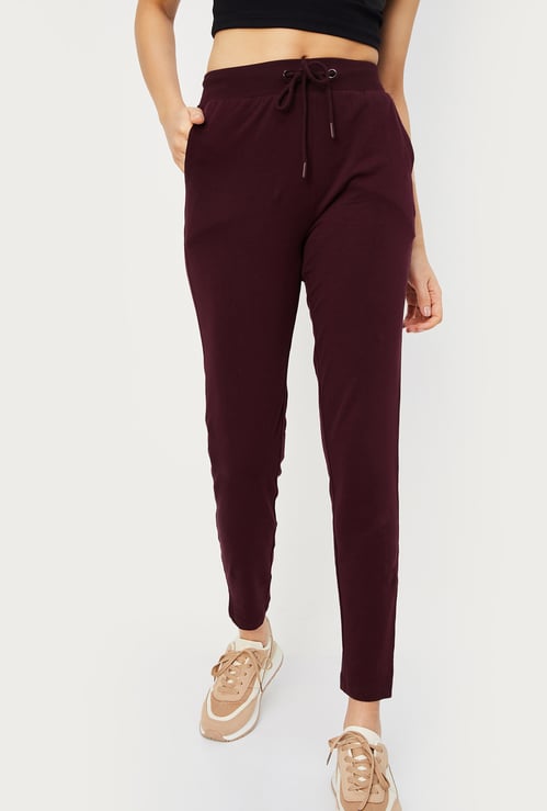 Women Solid Sports Track Pants