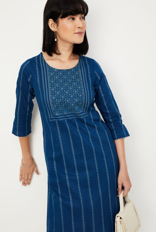 Women Printed Straight Kurta