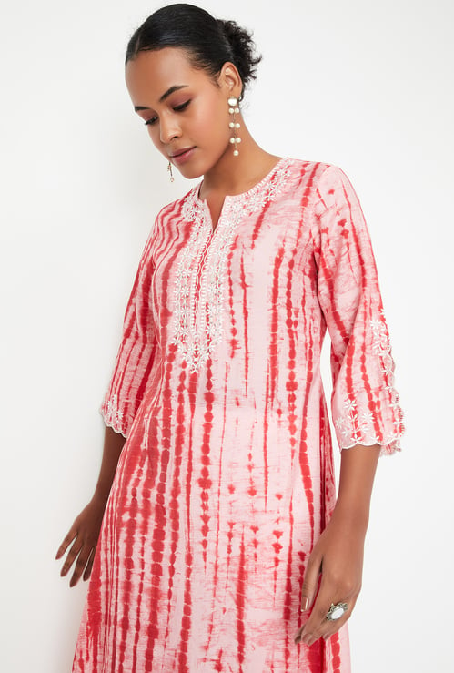 Women Tie & Dye A-Line Kurta