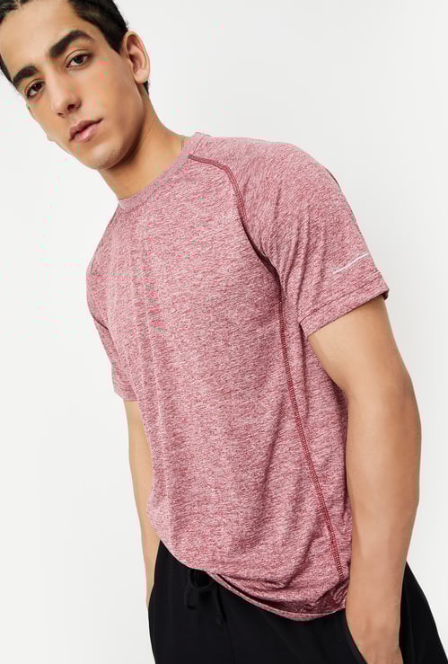 Men Solid Sports T-shirt