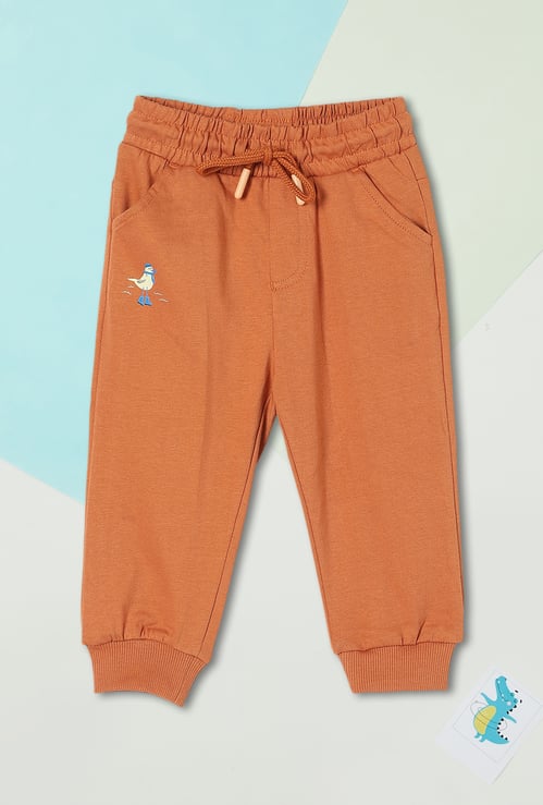 Boys Solid Knit Joggers