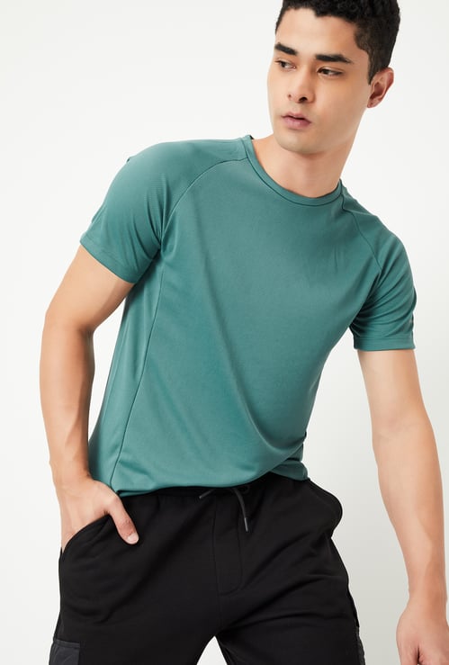 Men Knitted Athleisure T-shirt