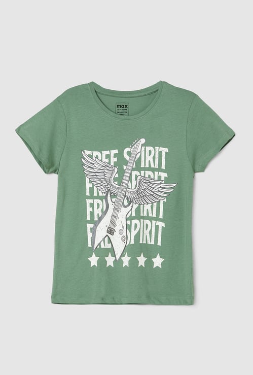 Girls Graphic Printed T-shirt