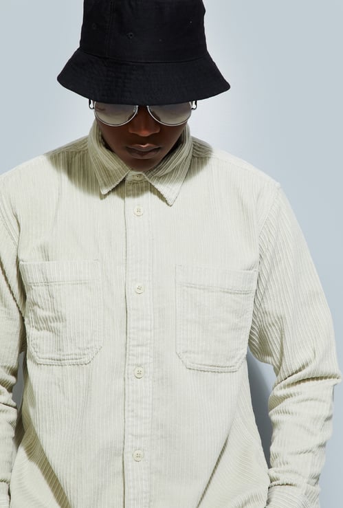 URB_N Men Corduroy Overshirt