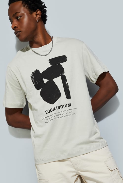 URB_N Men Regular Fit Graphic Print T-shirt