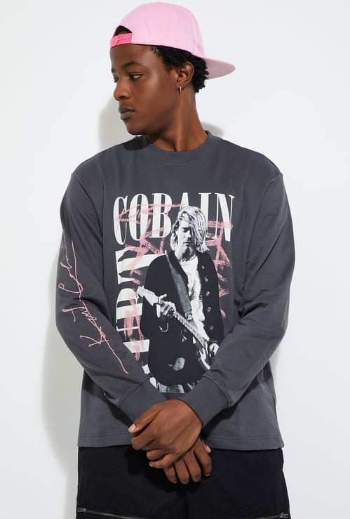 URB_N Men Oversized Graphic Printed Sweatshirt