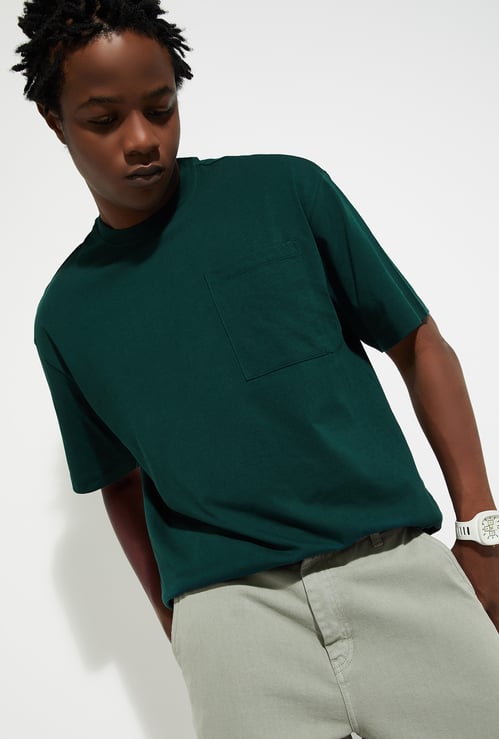 URB_N Men Oversized Solid T-shirt