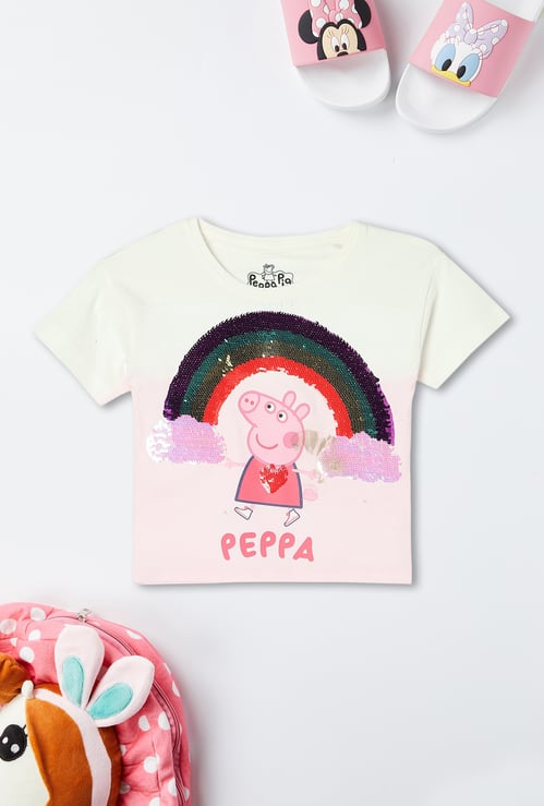 Girls Peppa Pig Printed T-shirt