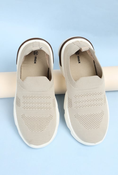 Boys Knit Slip-On Sports Shoes