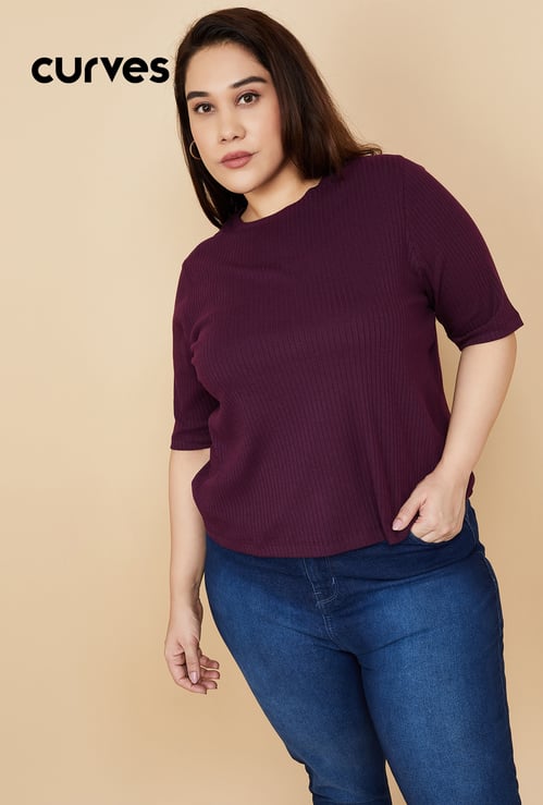 Women Ribbed T-shirt