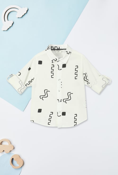 Boys Printed Casual Shirt