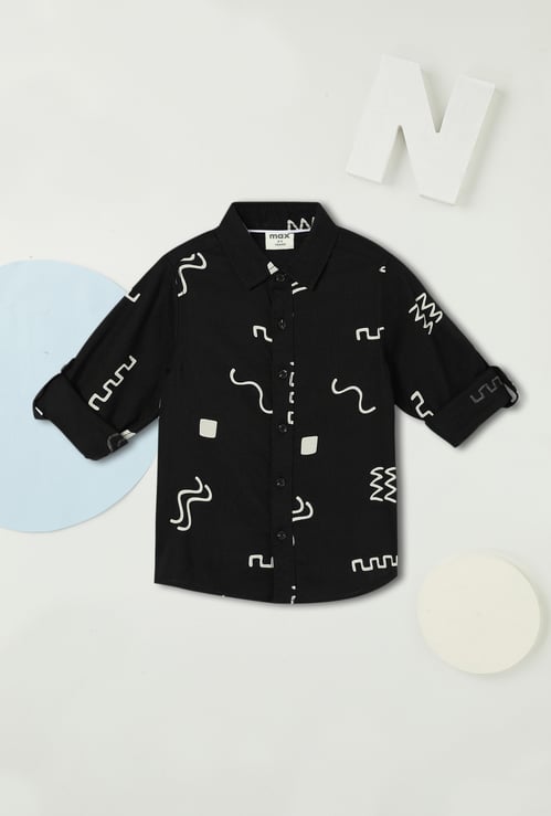 Boys All-Over Printed Shirt