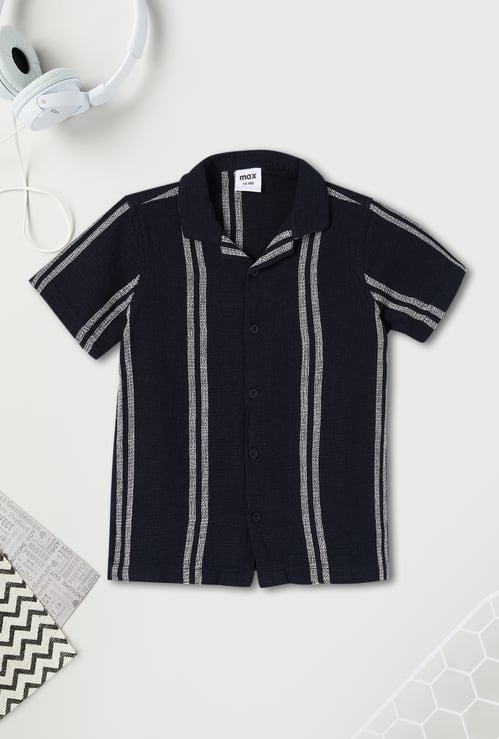 Boys Striped Resort Shirt