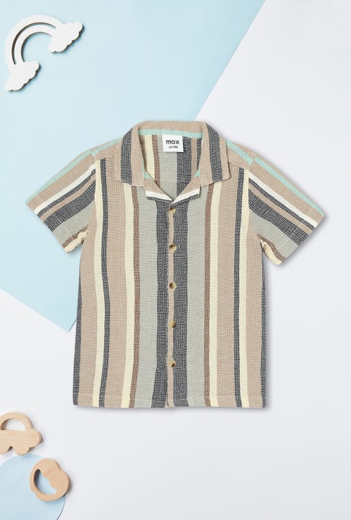 Boys Striped Resort Shirt