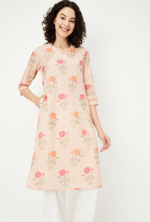 Women Printed Straight Kurta