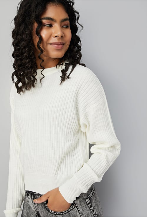 Women Ribbed Sweater