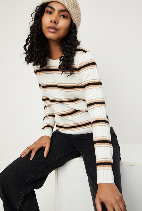 Women Striped Sweater