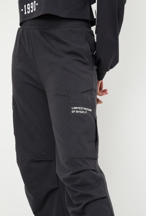 Women Solid Cargo Trousers