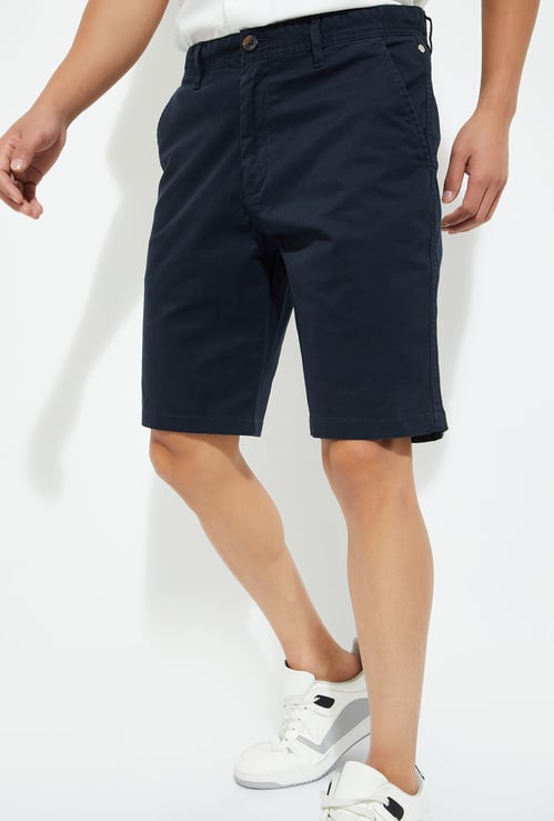 URB_N Men Solid Stretch Shorts