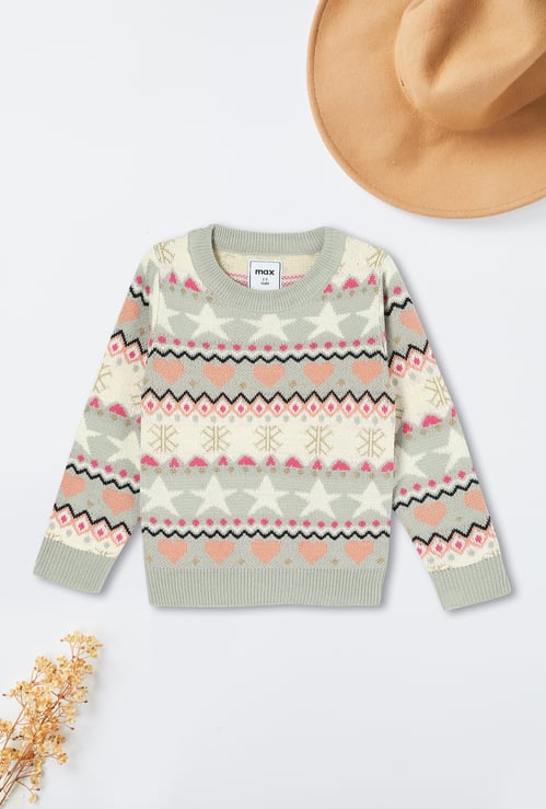 Girls Knitted Sweater