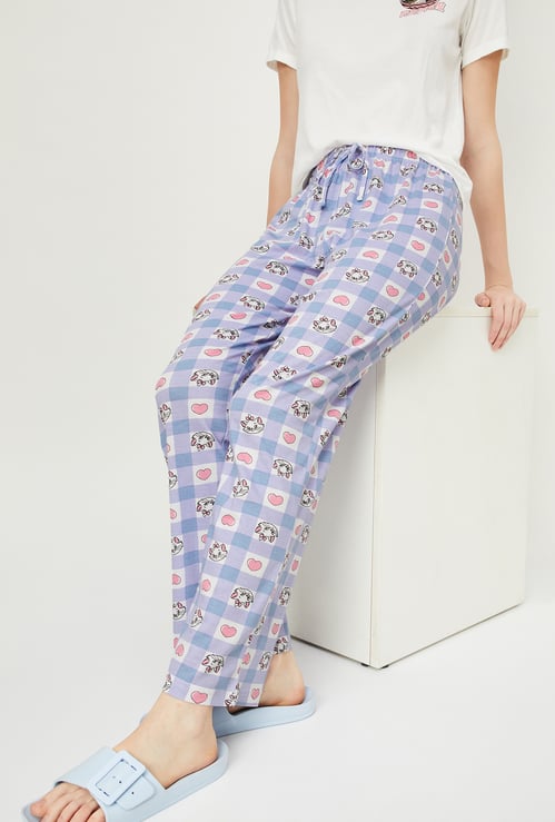 Women Marie Printed Knit Pyjamas