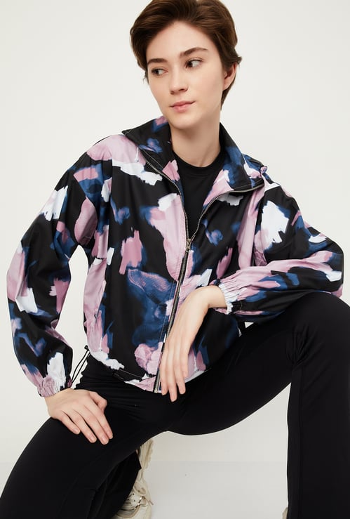 Women Printed Sporty Jacket