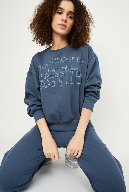 Women Oversized Athleisure Sweatshirt