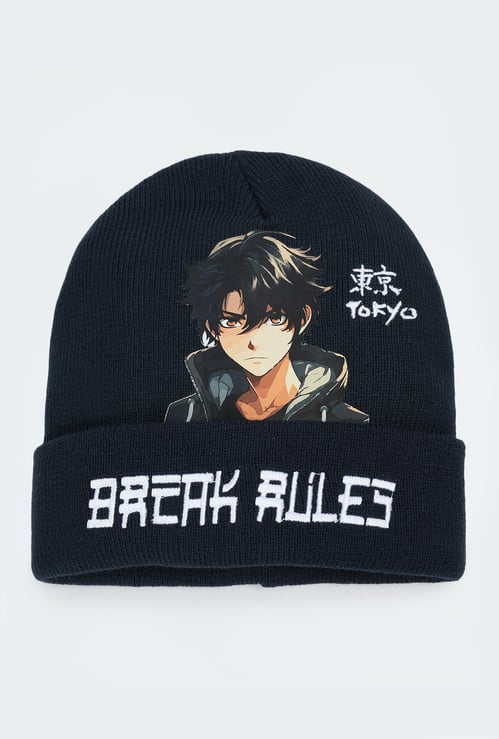Boys Printed Beanie