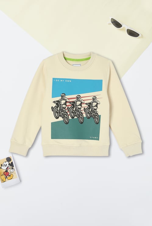 Boys Graphic Printed Sweatshirt