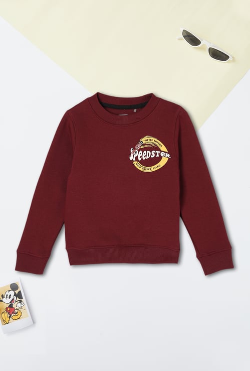 Boys Placement Printed Sweatshirt