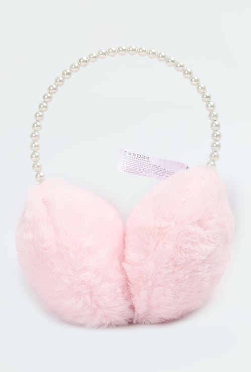 Women Pearl Embellished Earmuffs
