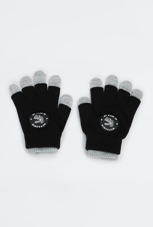 Kids Colourblocked Gloves