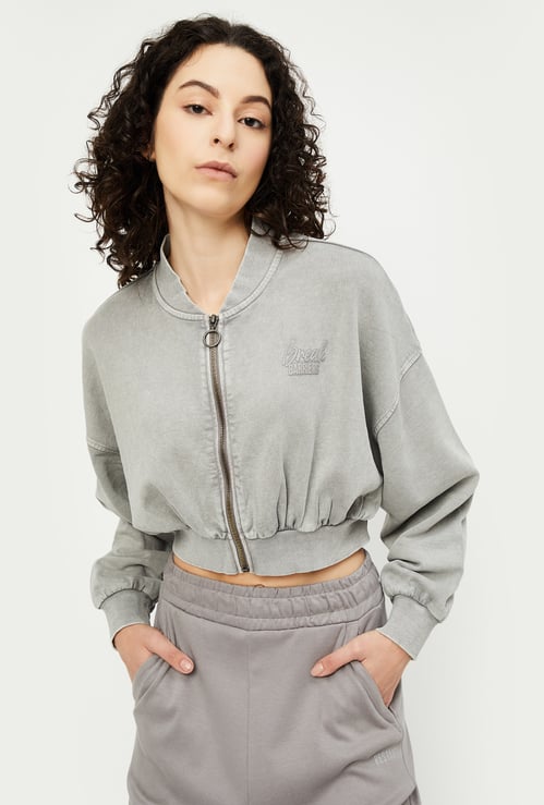 Women Knitted Crop Jacket