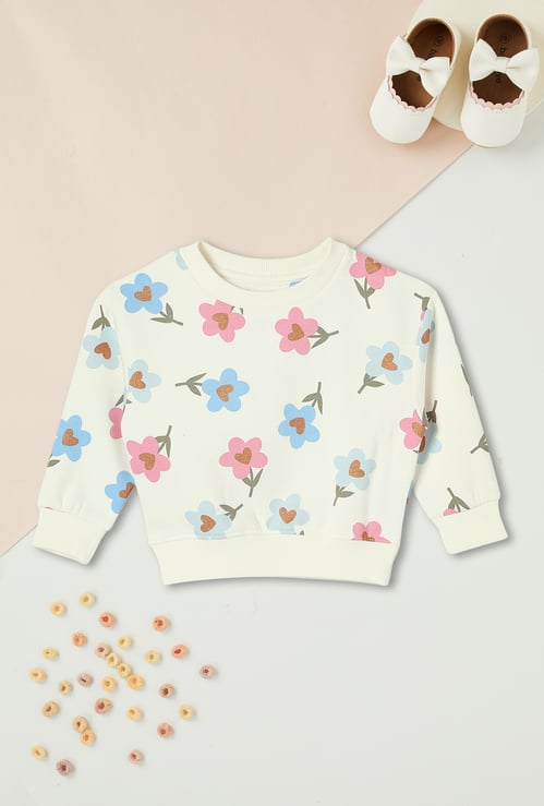 Girls Printed Sweatshirt