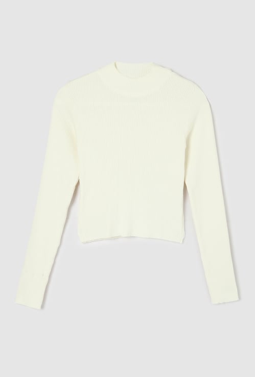 Girls Ribbed Sweater