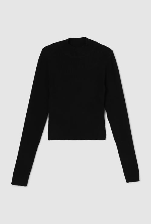 Girls Ribbed Sweater