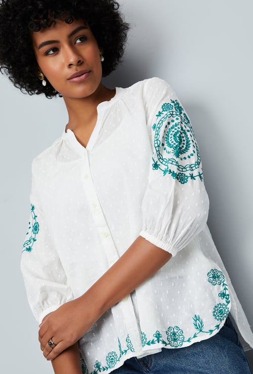 Women Embroidered Tunic