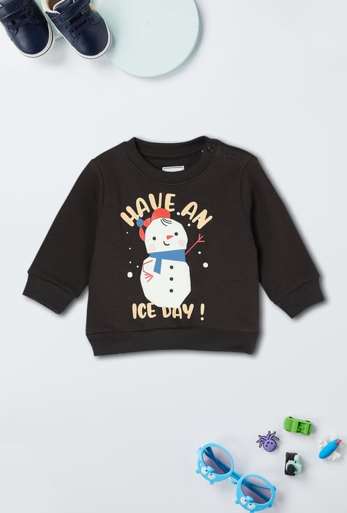 Boys Graphic Printed Sweatshirt