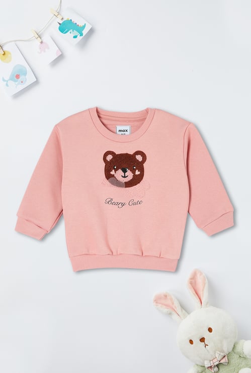 Girls Applique Sweatshirt