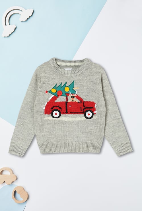 Boys Applique Sweater
