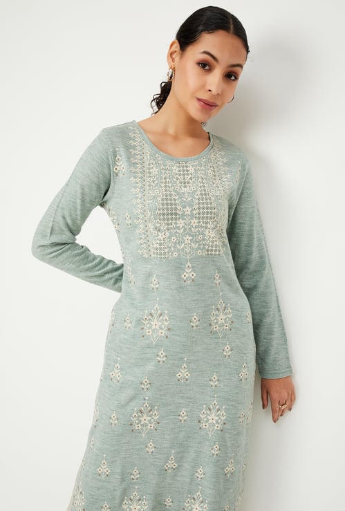 Women Printed Knit Kurta