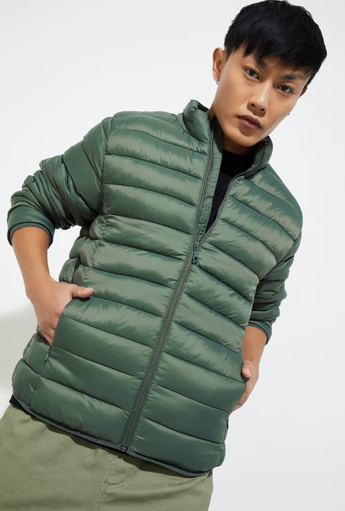 URB_N Men Quilted Packable Puffer Jacket