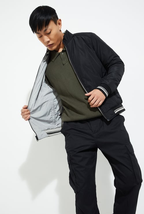 URB_N Men Reversible Mock Collar Jacket