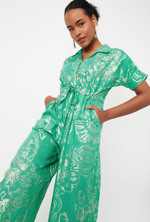 Kalki x Max Women Foil Printed Jumpsuit