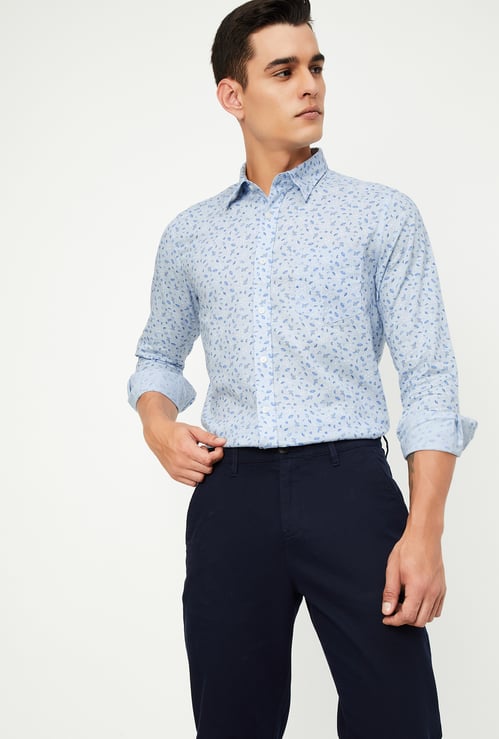 Men Slim Fit Printed Casual Shirt